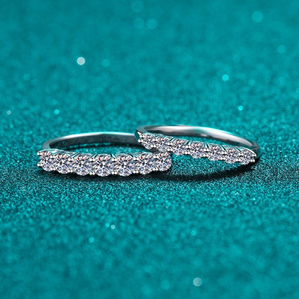 Moissanite 925 Sterling Silver Ring