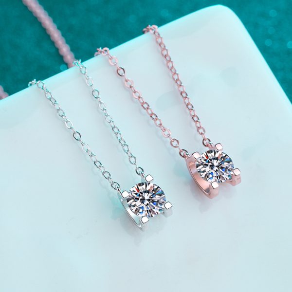 Moissanite 925 Sterling Silver Necklace