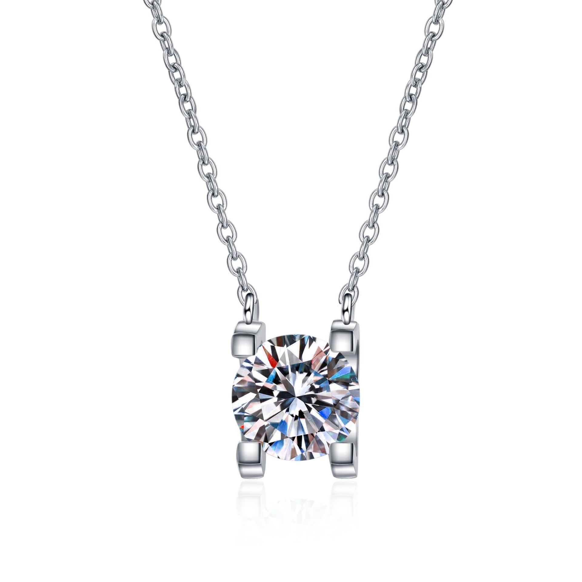 Moissanite 925 Sterling Silver Necklace - Image 5