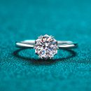 Moissanite 925 Sterling Silver Ring