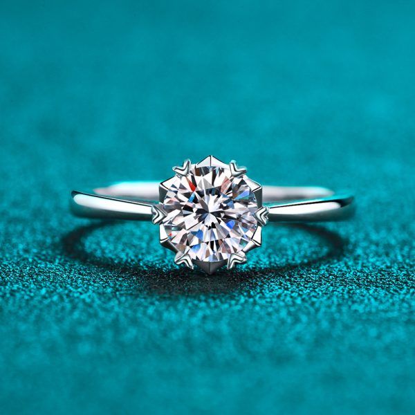 Moissanite 925 Sterling Silver Ring