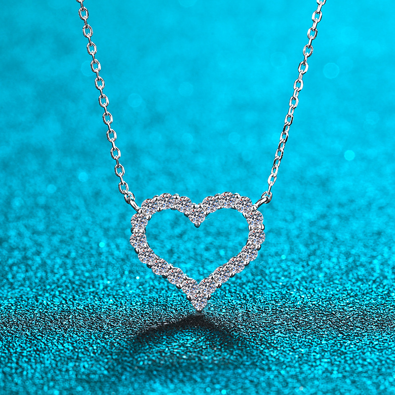 Moissanite 925 Sterling Silver Necklace