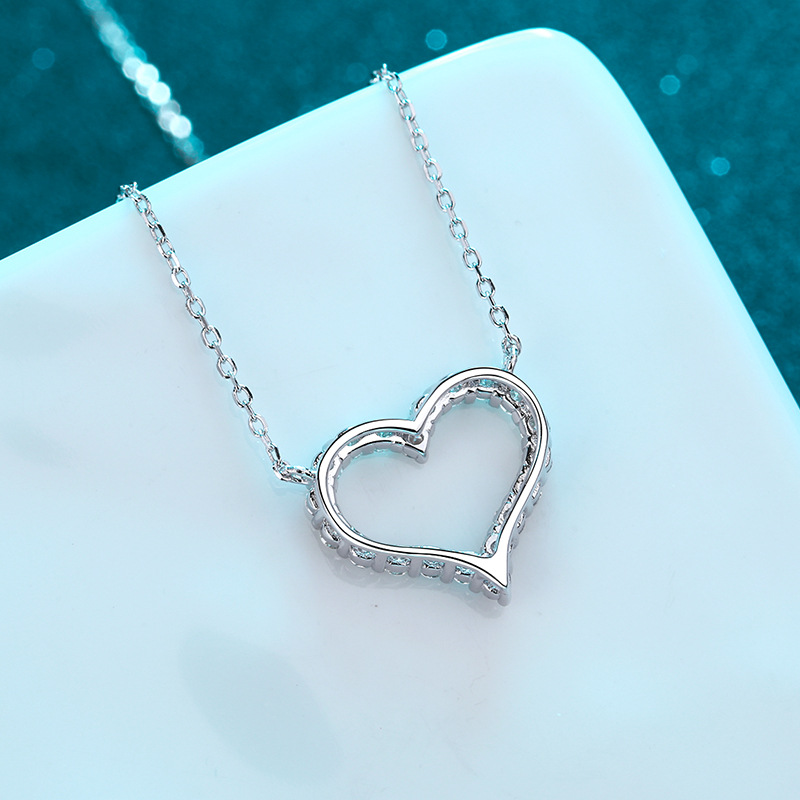 Moissanite 925 Sterling Silver Necklace - Image 3