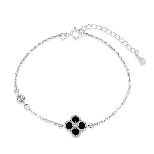 925 Sterling Silver Cubic Zirconia Bracelet - Image 4