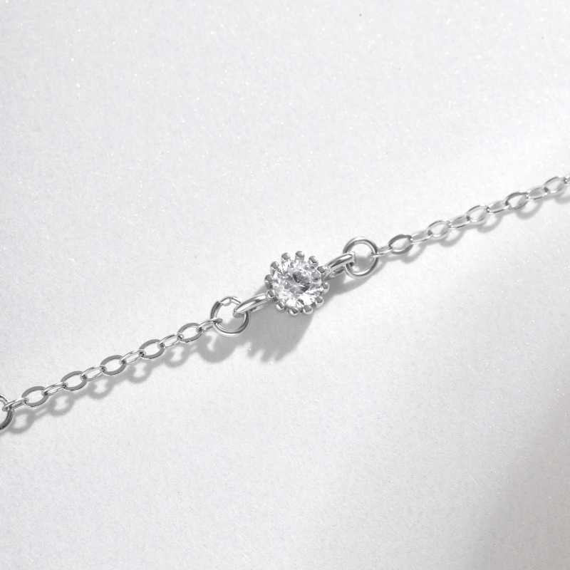 925 Sterling Silver Cubic Zirconia Bracelet
