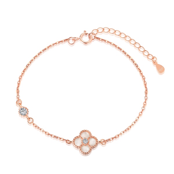 925 Sterling Silver Cubic Zirconia Bracelet - Image 4