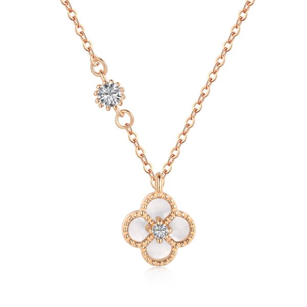 925 Sterling Silver Cubic Zirconia Necklace
