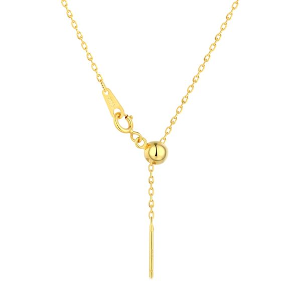 925 Sterling Silver 18K Gold Plated Necklace