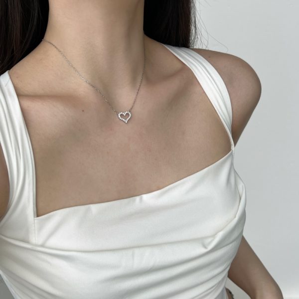 925 Sterling Silver 925 Cubic Zirconia Necklace