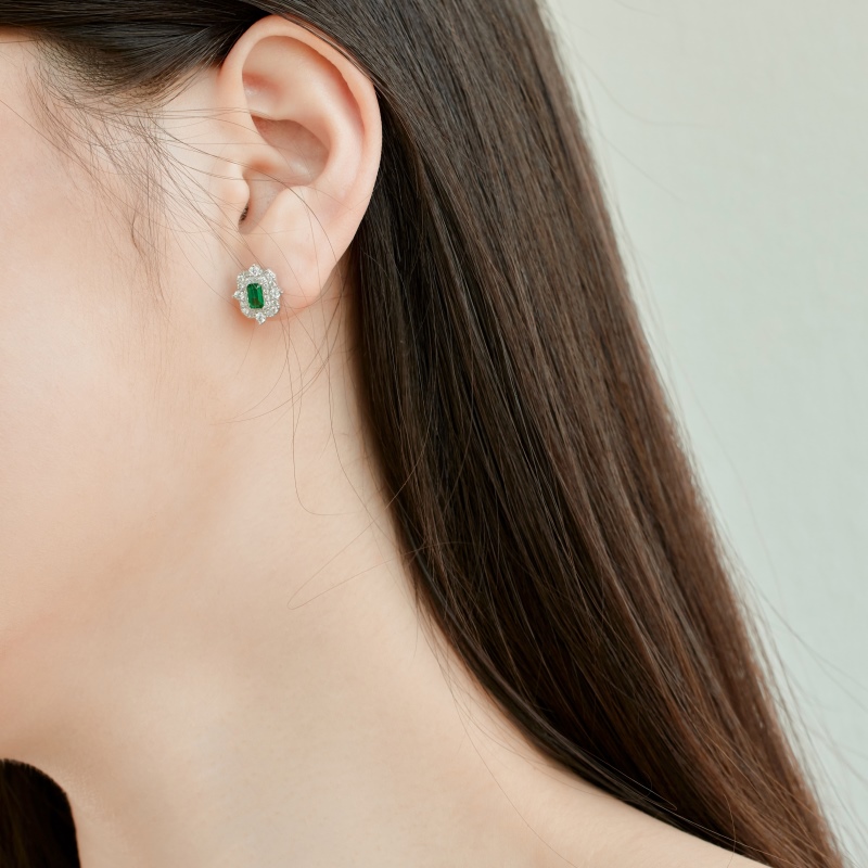 925 Sterling Silver Cubic Zirconia Earrings - Image 2