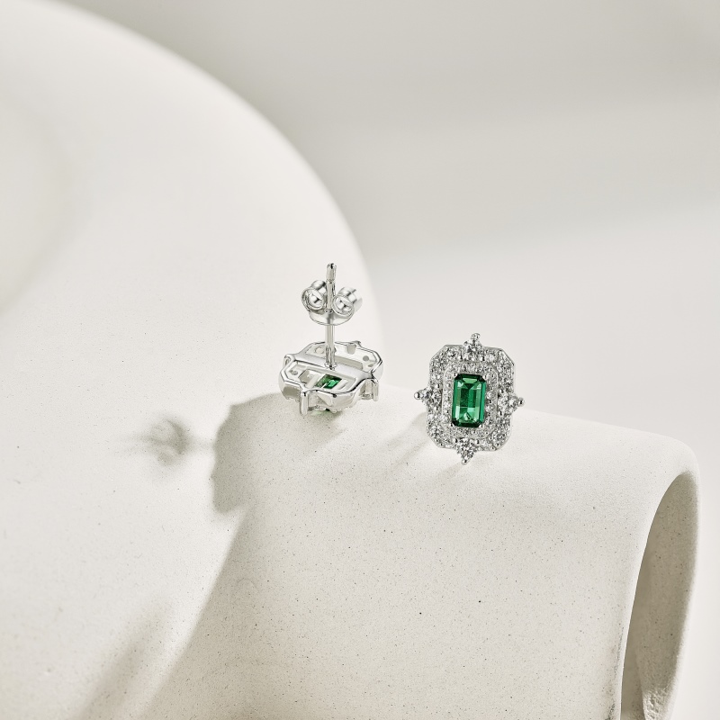 925 Sterling Silver Cubic Zirconia Earrings - Image 3