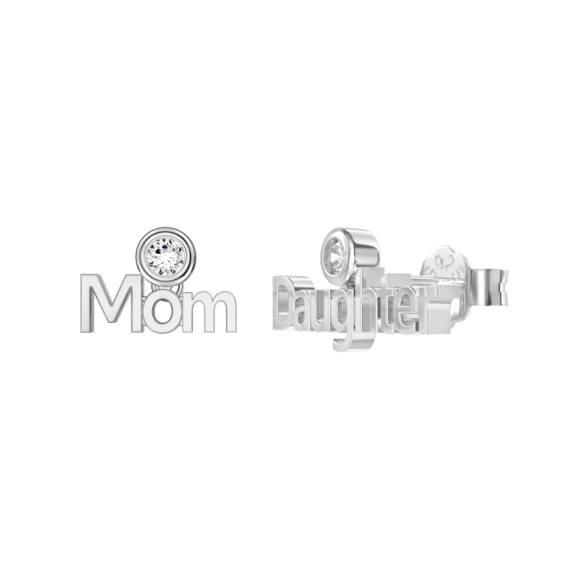 925 Sterling Silver Cubic Zirconia Earrings - Image 3