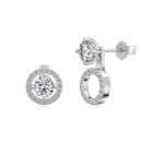 925 Sterling Silver Cubic Zirconia Earrings