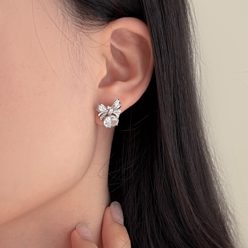 925 Sterling Silver Cubic Zirconia Earrings - Image 3