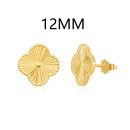 925 Sterling Silver 18K Gold Plated Earrings