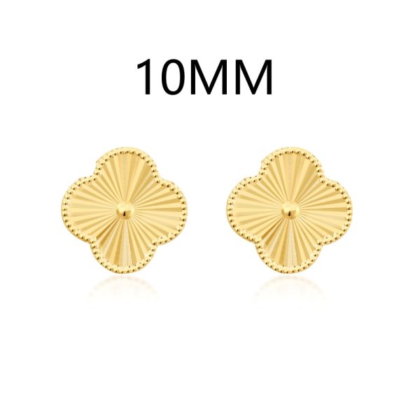 925 Sterling Silver 18K Gold Plated Earrings