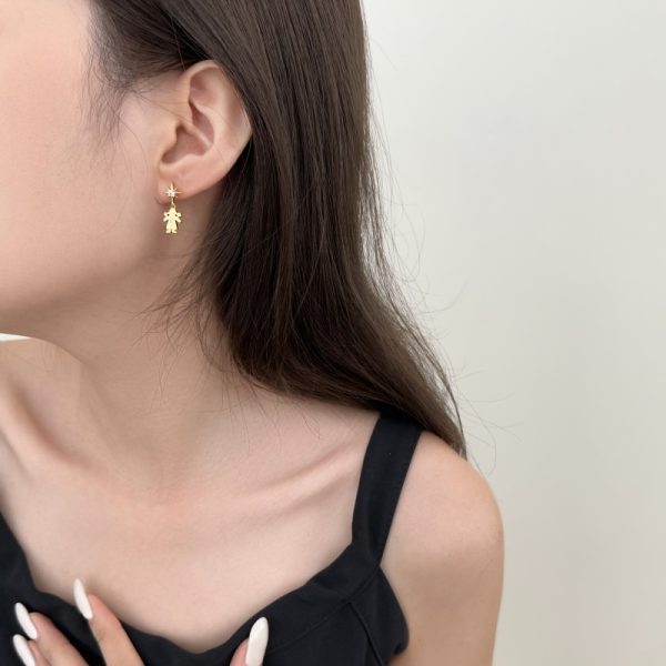 18K Gold Plated Cubic Zirconia Earrings