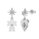 925 Sterling Silver Cubic Zirconia Earrings