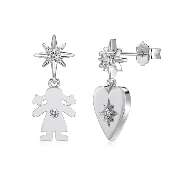 925 Sterling Silver Cubic Zirconia Earrings