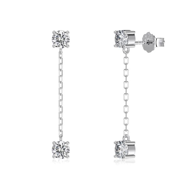 925 Sterling Silver Cubic Zirconia Earrings