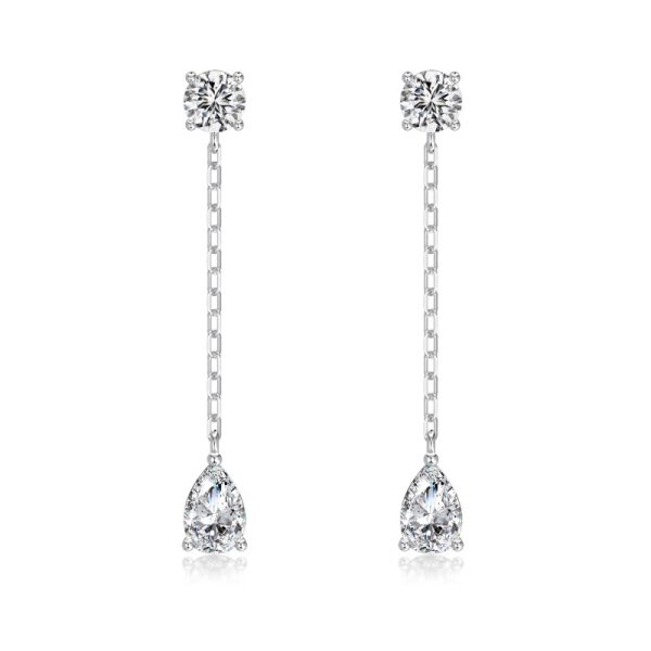 925 Sterling Silver Cubic Zirconia Earrings
