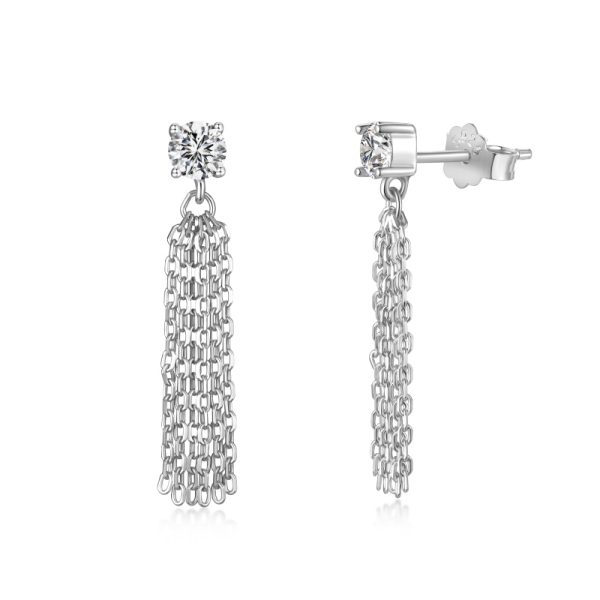 925 Sterling Silver Cubic Zirconia Earrings