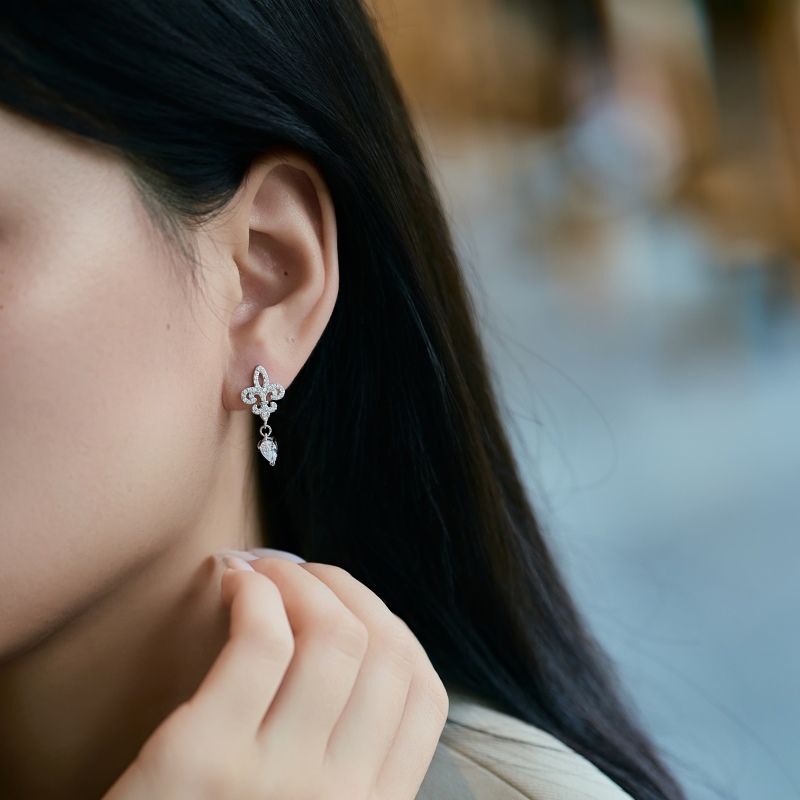 925 Sterling Silver Cubic Zirconia Earrings