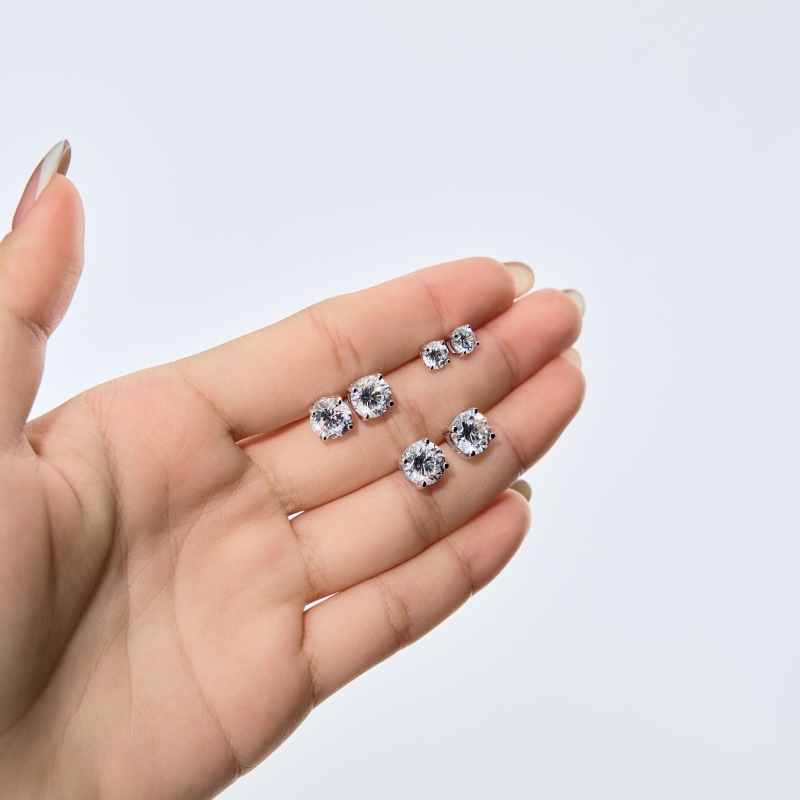 925 Sterling Silver Cubic Zirconia Earrings