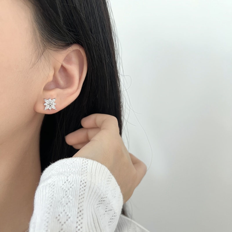 925 Sterling Silver Cubic Zirconia Marquise Cut Earrings - Image 2