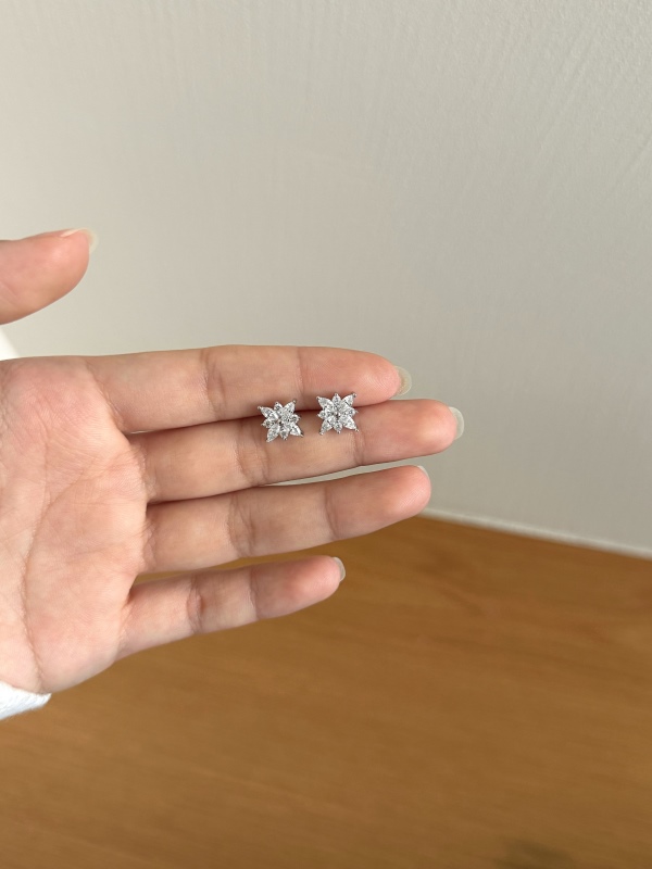925 Sterling Silver Cubic Zirconia Marquise Cut Earrings - Image 5