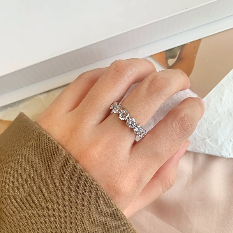 925 Sterling Silver Cubic Zirconia Ring