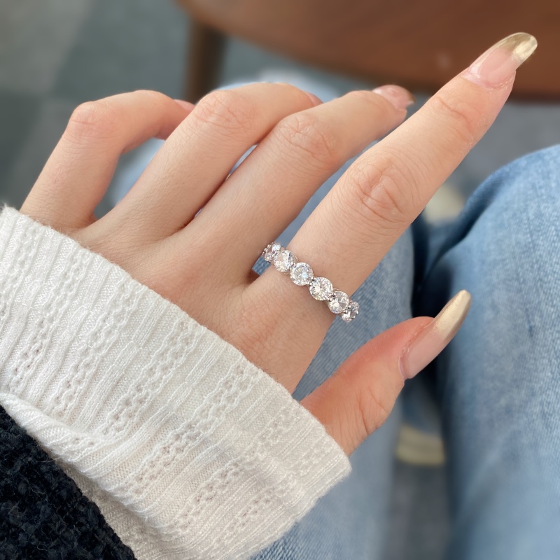 925 Sterling Silver Cubic Zirconia Ring - Image 2