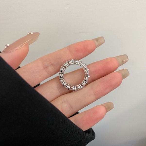 925 Sterling Silver Cubic Zirconia Ring - Image 5