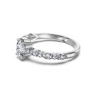 925 Sterling Silver Cubic Zirconia Oval Cut Ring