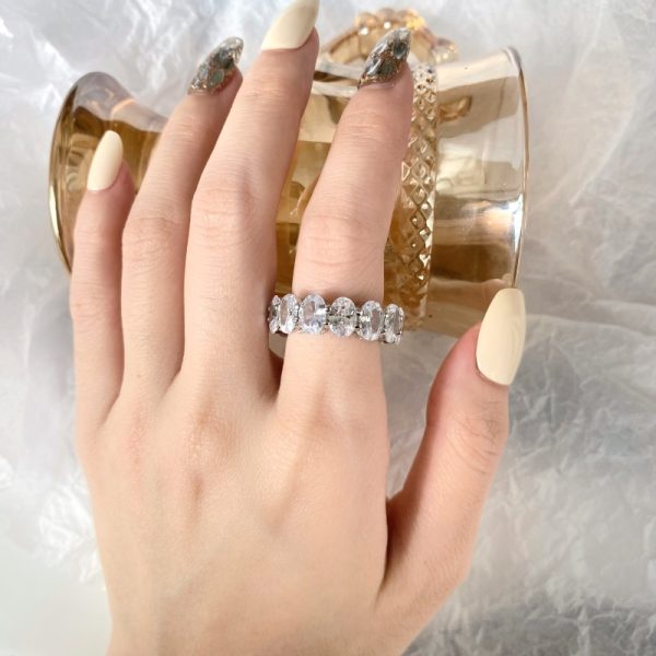 925 Sterling Silver Cubic Zirconia Ring