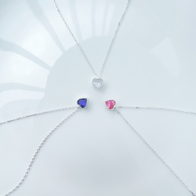 925 Sterling Silver Cubic Zirconia Necklace