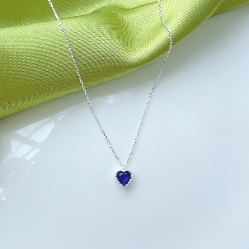 925 Sterling Silver Cubic Zirconia Necklace - Image 2