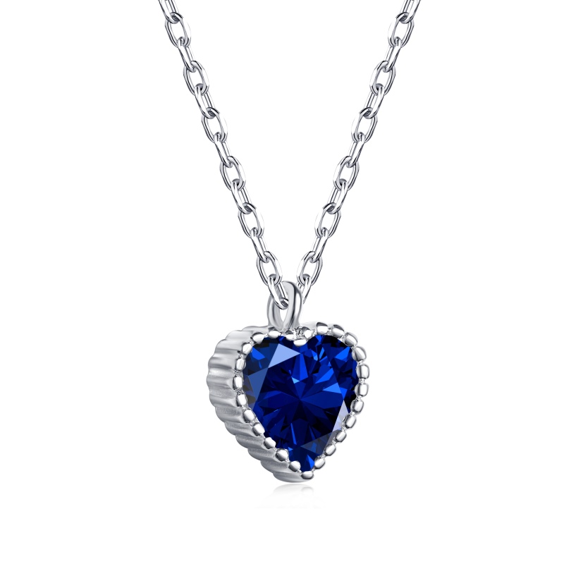 925 Sterling Silver Cubic Zirconia Necklace - Image 3