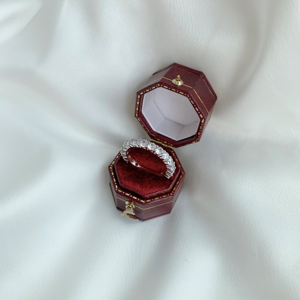 925 Sterling Silver Cubic Zirconia Ring - Image 4
