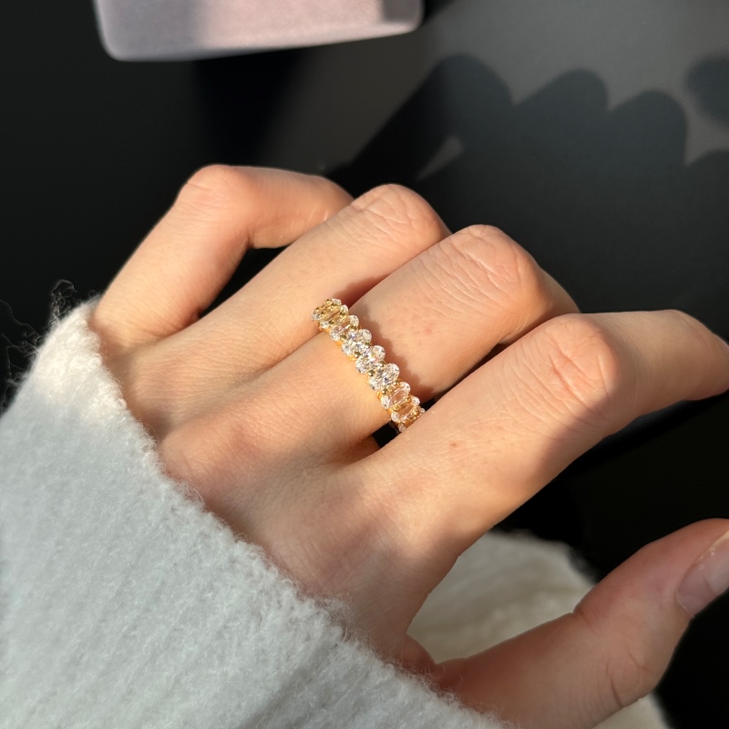 925 Sterling Silver Cubic Zirconia Ring - Image 3