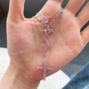 925 Sterling Silver Cubic Zirconia Heart Necklace