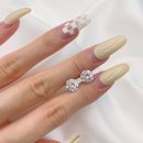 925 Sterling Silver Cubic Zirconia Round Earrings
