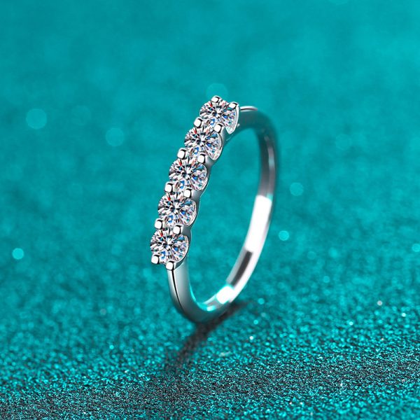 Moissanite 925 Sterling Silver Ring