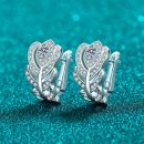 Luxury Moissanite 925 Sterling Silver Stud Earrings