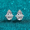 Luxury Moissanite 925 Sterling Silver Stud Earrings