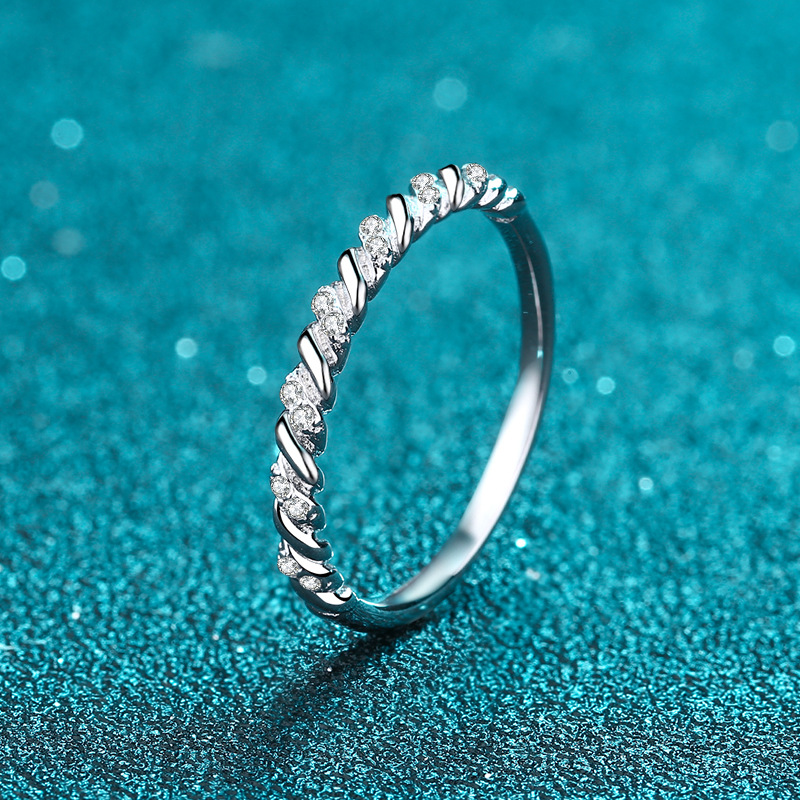 Moissanite 925 Sterling Silver Ring - Image 3