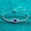 Luxury Moissanite 925 Sterling Silver Bracelet