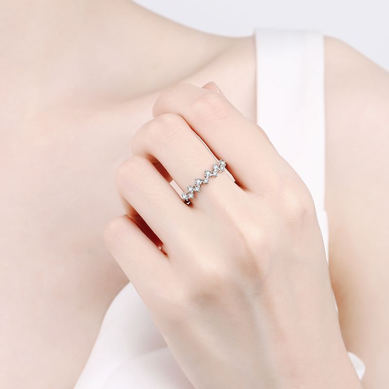 Moissanite 925 Sterling Silver Ring - Image 4