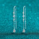 High-End Moissanite 925 Sterling Silver Stud Earrings