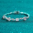 Boutique Moissanite 925 Sterling Silver Bracelet